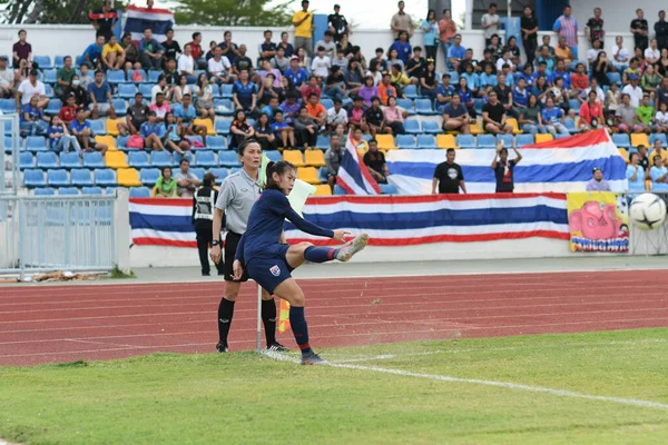 Bangkok Thajsko 17Aug2019 Silawan Intamee Hráč Thailandu Akci Během Aff — Stock fotografie