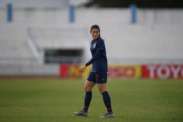 Bangkok Thailand 17Aug2019 Silawan Intamee Jogador Thanabol Ação Durante Aff — Fotografia de Stock