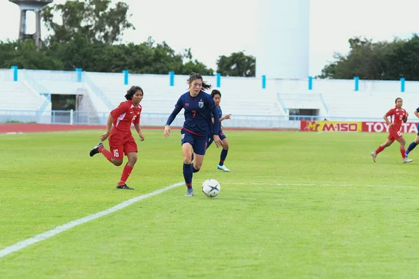 Bangkok Thailand 17Aug2019 Silawan Intamee Jogador Thanabol Ação Durante Aff — Fotografia de Stock