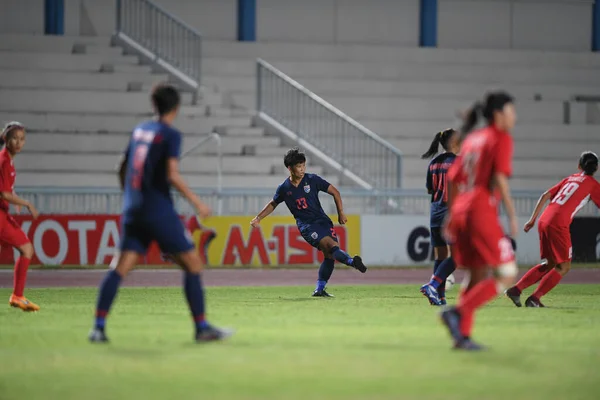 Bangkok Thailand 17Aug2019 Phonphirun Philawan Jogador Ação Tailandesa Durante Aff — Fotografia de Stock