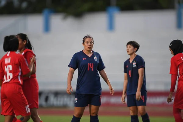 Bangkok Thailand 17Aug2019 Irravadee Makris Hráč Thailandu Akci Během Aff — Stock fotografie