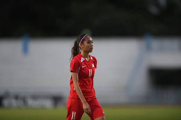 Bangkok Tailândia 17Aug2019 Siti Wan Nabilah Razali Jogador Singapore Ação — Fotografia de Stock