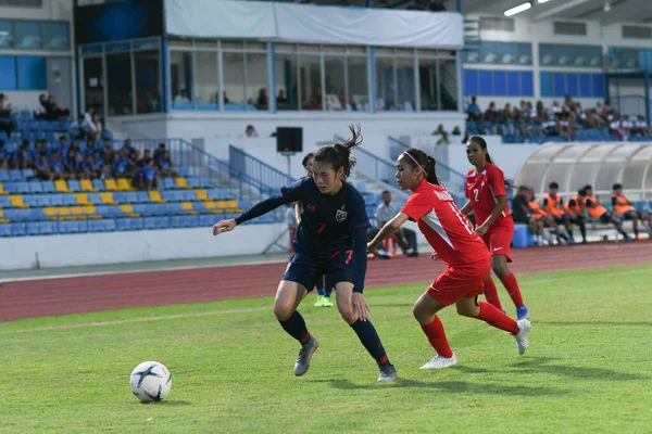 2019年8月17日 Silawan Intamee 7在泰国体育学院Chonburi Thailand以8 0的成绩参加比赛 — 图库照片