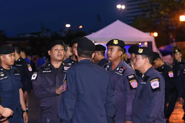 Bangkok Tailândia 9Nov2018 Reunião Segurança Equipe Durante Copa Suzuki Aff — Fotografia de Stock