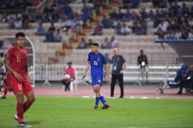 Bangkok-Tayland-17NOV2018: Tayland ile Tayland milli stadyumu, Tayland arasındaki AFF Suzuki kupası 2018 maçında,