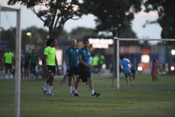 Buriram Tayland 7Jun2019 Remko Bicentini Baş Antrenörü Curacao Nun Antrenmanı — Stok fotoğraf