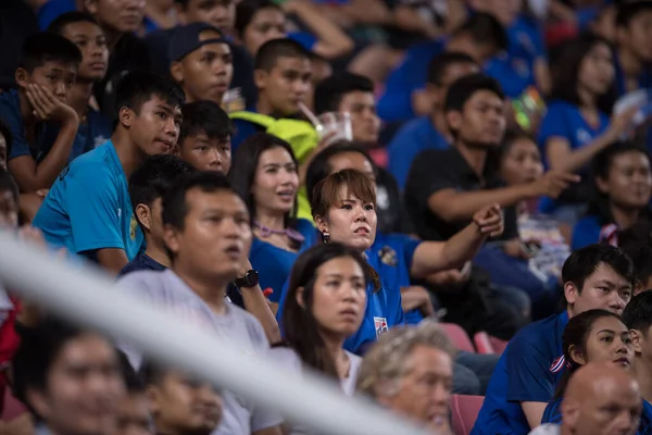 Bangkok Tajlandia 17Nov2018 Niezidentyfikowany Fan Podczas Aff Suzuki Cup 2018 — Zdjęcie stockowe