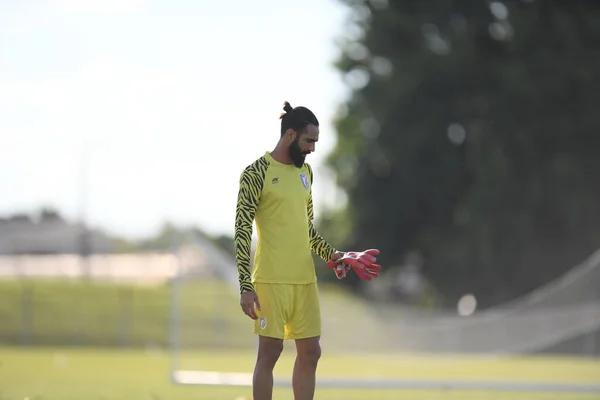 Buriram Thailand 7Jun2019 Jogador Índia Ação Durante Treinamento Antes Jogo — Fotografia de Stock