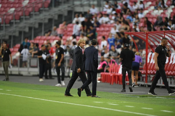 Kallang Singapore 21Jul2019 Pavel Nedved Viceprezident Juventus Akci Během Icc2019 — Stock fotografie