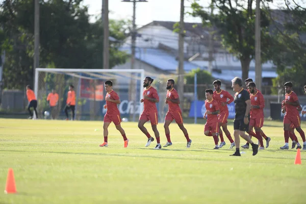 Buriram Thailand 7Jun2019 Player India Action Training Match Thailand Chang — Stock Photo, Image