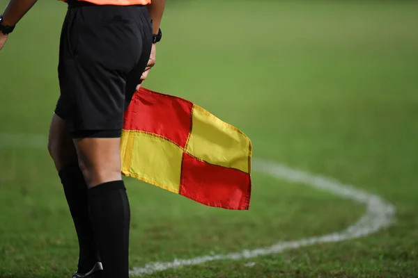 Bandiera Dell Assistente Arbitro — Foto Stock