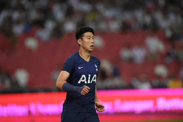 Kallang Singapura Juli 2019 Heung Min Son Pemain Tottenham Hotspur — Stok Foto