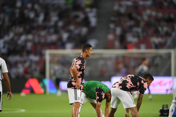 Kallang Singapur Juli 2019 Cristiano Ronaldo Spieler Von Juventus Aktion — Stockfoto