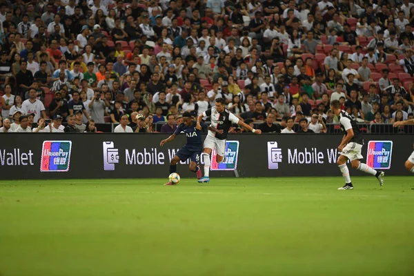 Kallang Singapur Julio 2019 Cristiano Ronaldo Jugador Juventus Acción Durante —  Fotos de Stock