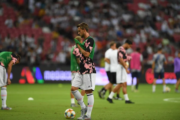 Kallang Singapore July 2019 Player Juventus Action Icc 2019 투스와 — 스톡 사진