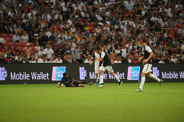 Kallang Singapore July 2019 Cristiano Ronaldo Player Juventus Action Icc — Stock Photo, Image