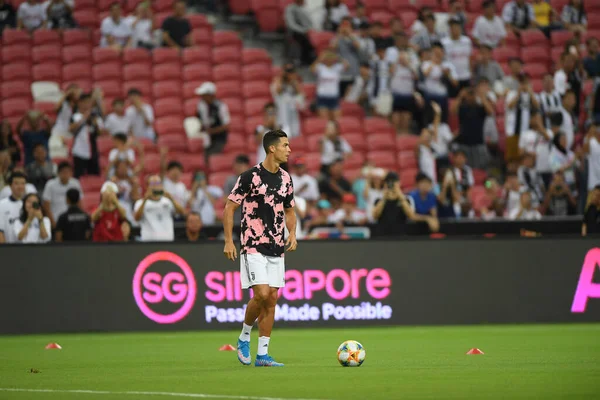 Kallang Singapura Juli 2019 Cristiano Ronaldo Pemain Juventus Saat Pertandingan — Stok Foto
