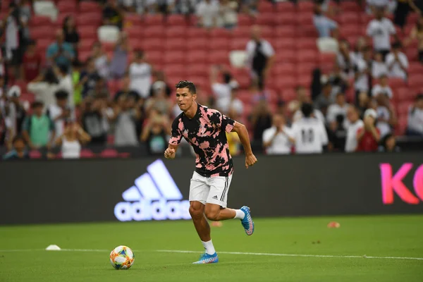 Kallang Singapur Července 2019 Cristiano Ronaldo Hráč Juventusu Akci Během — Stock fotografie