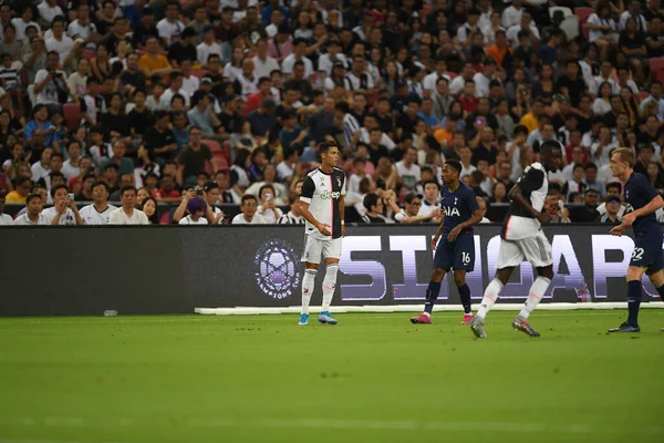 Kallang Singapura Julho 2019 Match Juventus Spur Icc2019 National Stadium — Fotografia de Stock