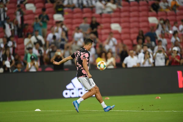 Kallang Singapore July 2019 Cristiano Ronaldo Player Juventus Action Icc — Stock Photo, Image