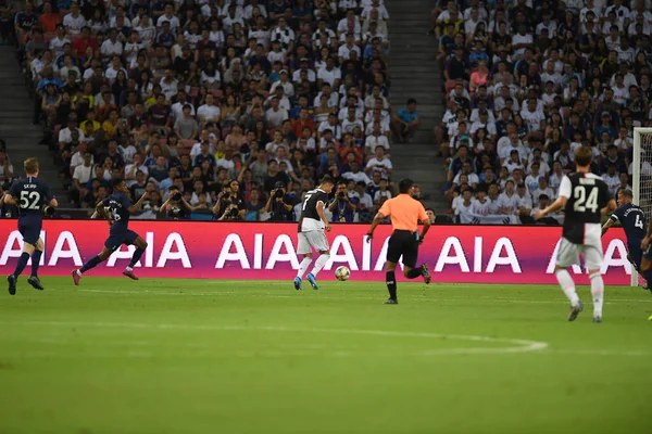 Kallang Singapore Juli 2019 Match Tussen Juventus Spur Icc2019 Het — Stockfoto