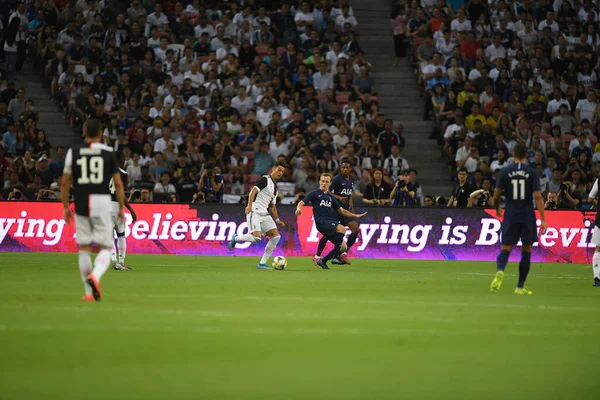 Kallang Singapore July 2019 Cristiano Ronaldo Player Juventus Action Icc — Stock Photo, Image