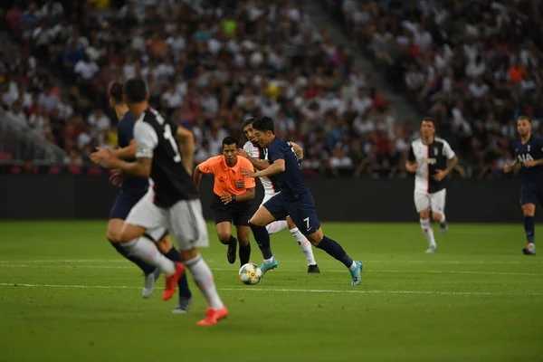 Kallang Singapura Julho 2019 Heung Min Son Player Tottenham Hotspur — Fotografia de Stock