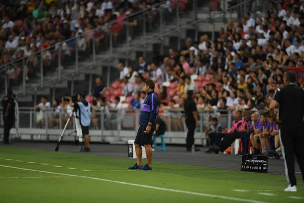 Kallang Singapur Července 2019 Mauricio Pochettino Manažer Tiskové Konference Tottenham — Stock fotografie