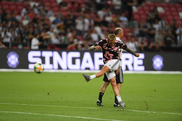 Kallang Singapura Julho 2019 Jogo Futebol Icc 2019 Entre Juventus — Fotografia de Stock