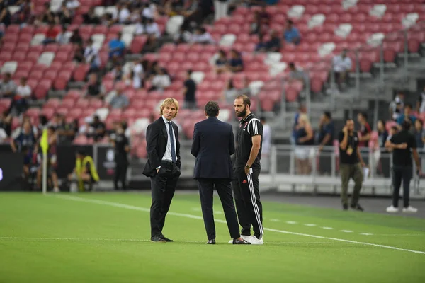 Kallang Singapur Července 2019 Pavel Nedved Viceprezident Juventusu Akci Během — Stock fotografie