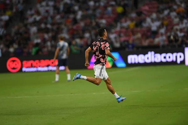 Kallang Singapur Juli 2019 Cristiano Ronaldo Spieler Von Juventus Turin — Stockfoto