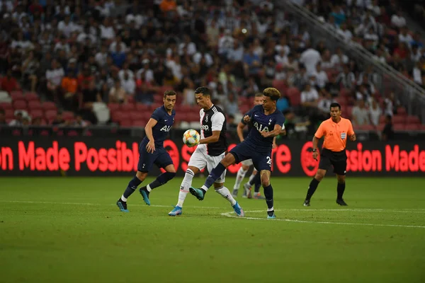 Kallang Cingapura Julho 2019 Cristiano Ronaldo Jogador Juventus Ação Durante — Fotografia de Stock