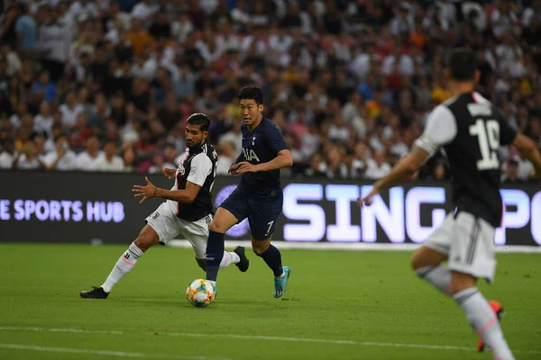 Kallang Singapura Julho 2019 Heung Min Son Player Tottenham Hotspur — Fotografia de Stock