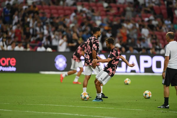 싱가포르 2019 투스의 선수로 싱가포르의 경기장에서 2019 사이에 벌어진 경기에서 — 스톡 사진