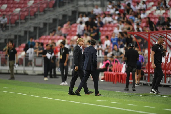 Kallang Singapur Července 2019 Pavel Nedved Viceprezident Juventusu Akci Během — Stock fotografie