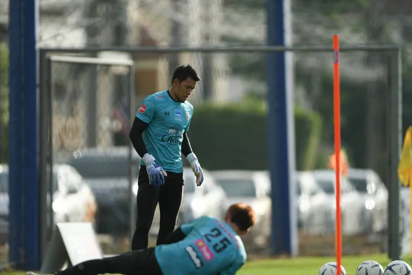 Bangkok Thailand May 2019 Kawin Thamsatchanan Player Thailand Action Training — Stock Photo, Image