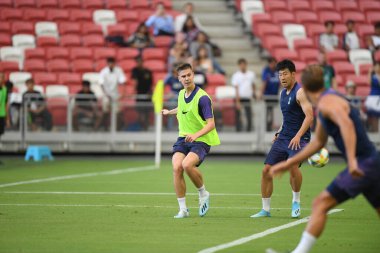 Kallang-singapore-19jul2019-Player of tottenham hotspur in action during official training before icc2019 at national stadium,singapore