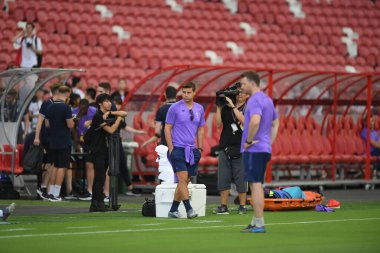 Kallang-singapore-19jul2019-Mauricio Pochettino head coach of tottenham hotspur in action during official training before icc2019 at national stadium,singapore