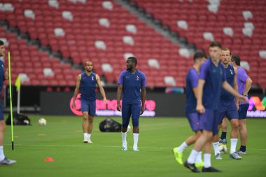 Kallang-singapore-19jul2019-Player of tottenham hotspur in action during official training before icc2019 at national stadium,singapore