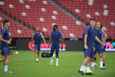 Kallang-singapore-19jul2019-Player of tottenham hotspur in action during official training before icc2019 at national stadium,singapore