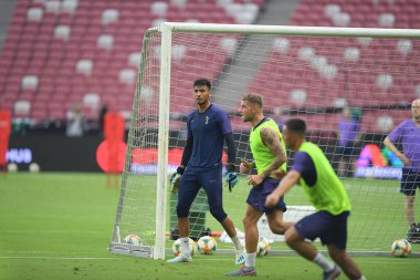 Kallang-singapore-19jul2019-Player of tottenham hotspur in action during official training before icc2019 at national stadium,singapore