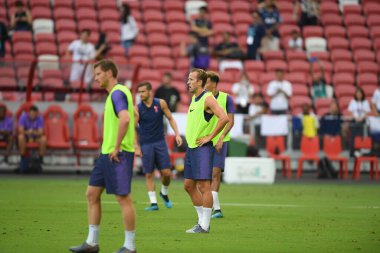 Kallang-singapore-19jul2019-Harry kane player of tottenham hotspur in action during official training before icc2019 at national stadium,singapore