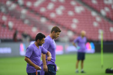 Kallang-singapore-19jul2019-Mauricio Pochettino manager of tottenham hotspur in action during official training before icc2019 at national stadium,singapore