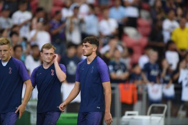 Kallang-singapore-19jul2019-Player of tottenham hotspur in action during official training before icc2019 at national stadium,singapore