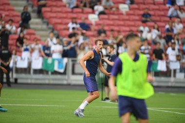 Kallang-singapore-19jul2019-Harry kane player of tottenham hotspur in action during official training before icc2019 at national stadium,singapore