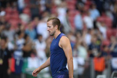 Kallang-singapore-19jul2019-Harry kane player of tottenham hotspur in action during official training before icc2019 at national stadium,singapore