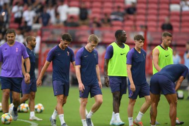 Kallang-singapore-19jul2019-Player of tottenham hotspur in action during official training before icc2019 at national stadium,singapore