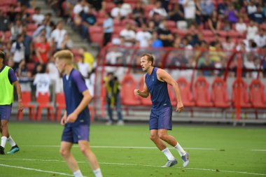 Kallang-singapore-19jul2019-Harry kane player of tottenham hotspur in action during official training before icc2019 at national stadium,singapore