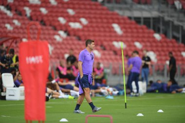 Kallang-singapore-19jul2019-Mauricio Pochettino head coach of tottenham hotspur in action during official training before icc2019 at national stadium,singapore