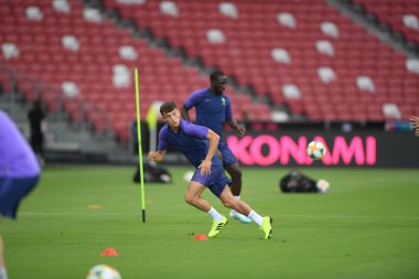 Kallang-singapore-19jul2019-Player of tottenham hotspur in action during official training before icc2019 at national stadium,singapore